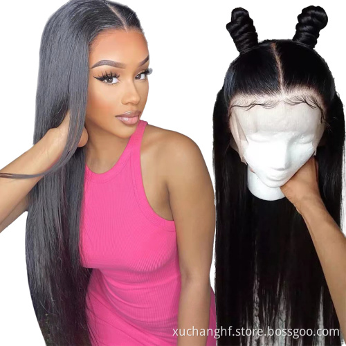 Factory price unprocessed wholesale body wave cuticle aligned virgin indian hair front lace wig vendor from india